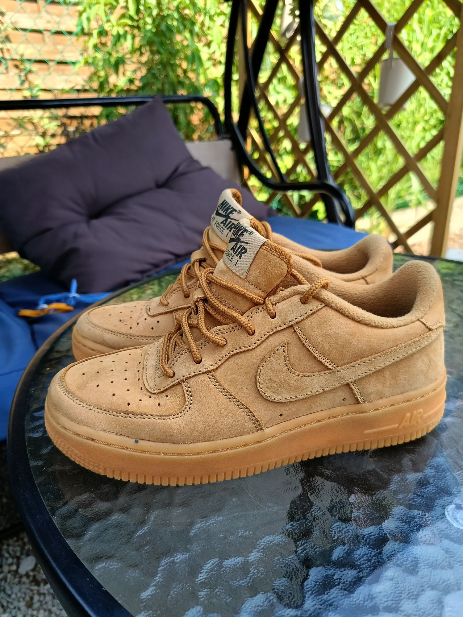 Buty Nike air force 1 musztardowe 36,5