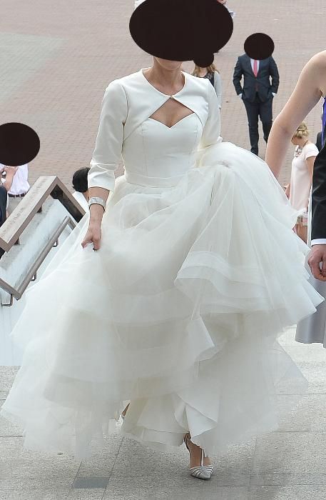 Suknia ślubna firmy Justin Alexander, rozmiar 38,miseczka B, 163 cm