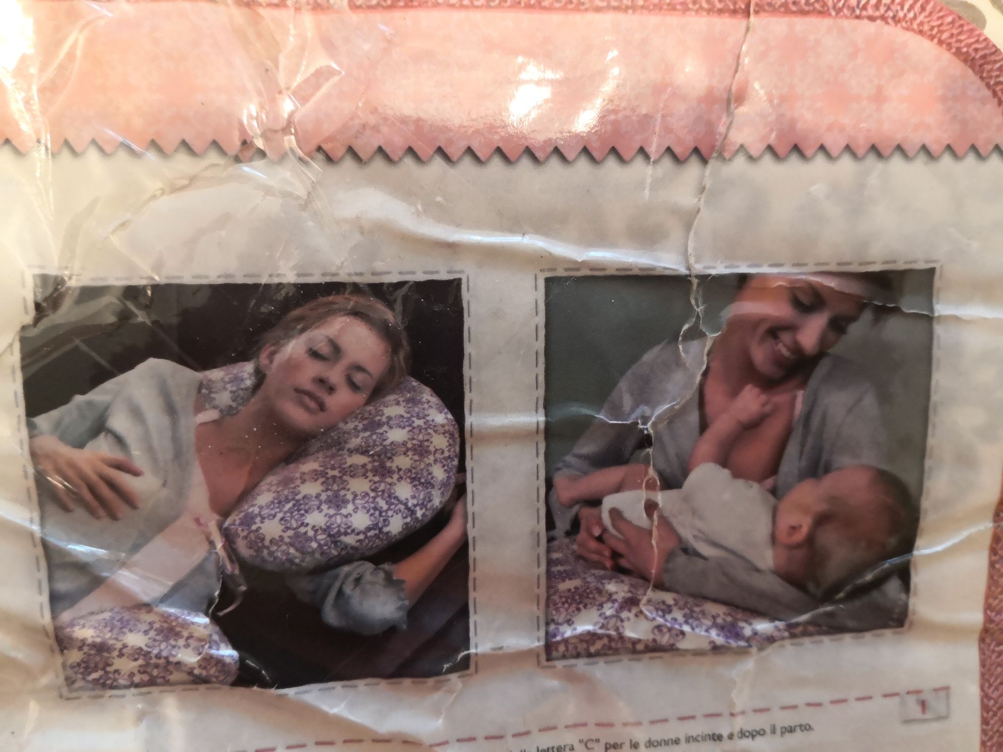 Poduszka c - do karmienia i  do spania w ciąży -  rogal - motherhood
