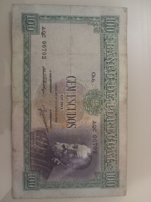Nota 100$00 1950