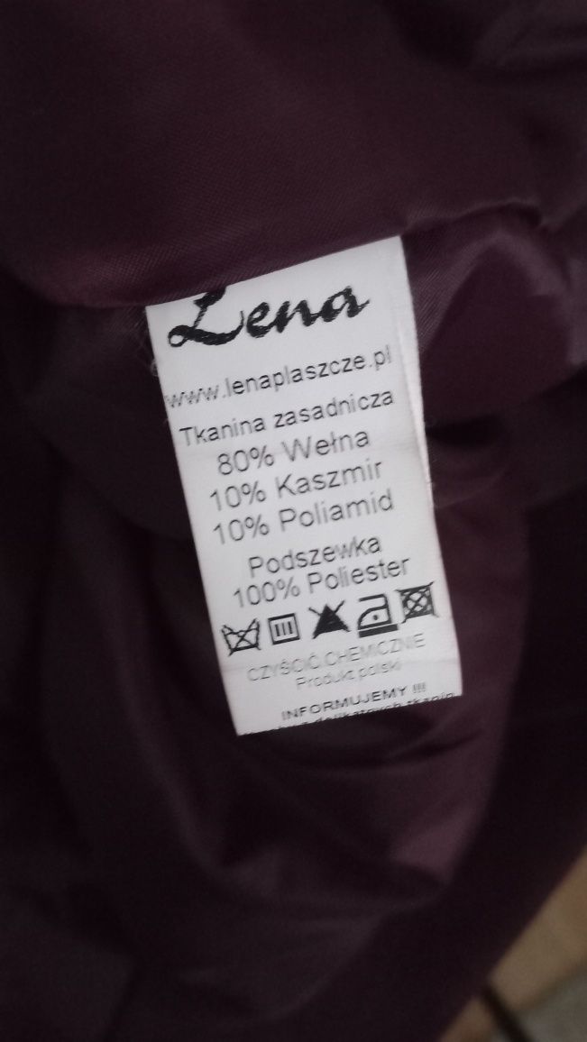 Piękny płaszcz damski Polskiego producenta wełna/kaszmir  Rozm.48/50
