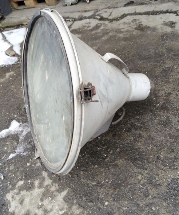 Lampy PRL halogenowe loft industrial przemysłowe Unikat
