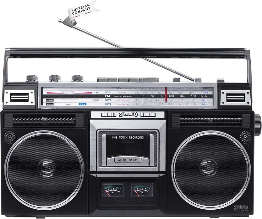 Ретро Магнітофон  касетний Bluetooth Silva Schneider.