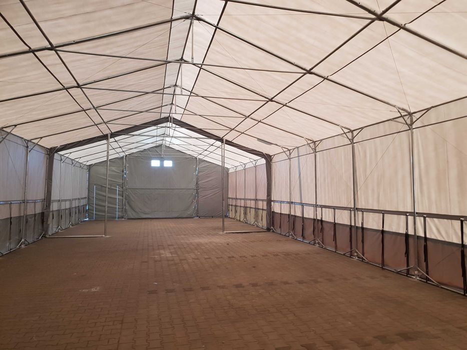 Namiot Magazynowy CAŁOROCZNY 5x12x2m Hala Namiotowa Namiot Handlowy