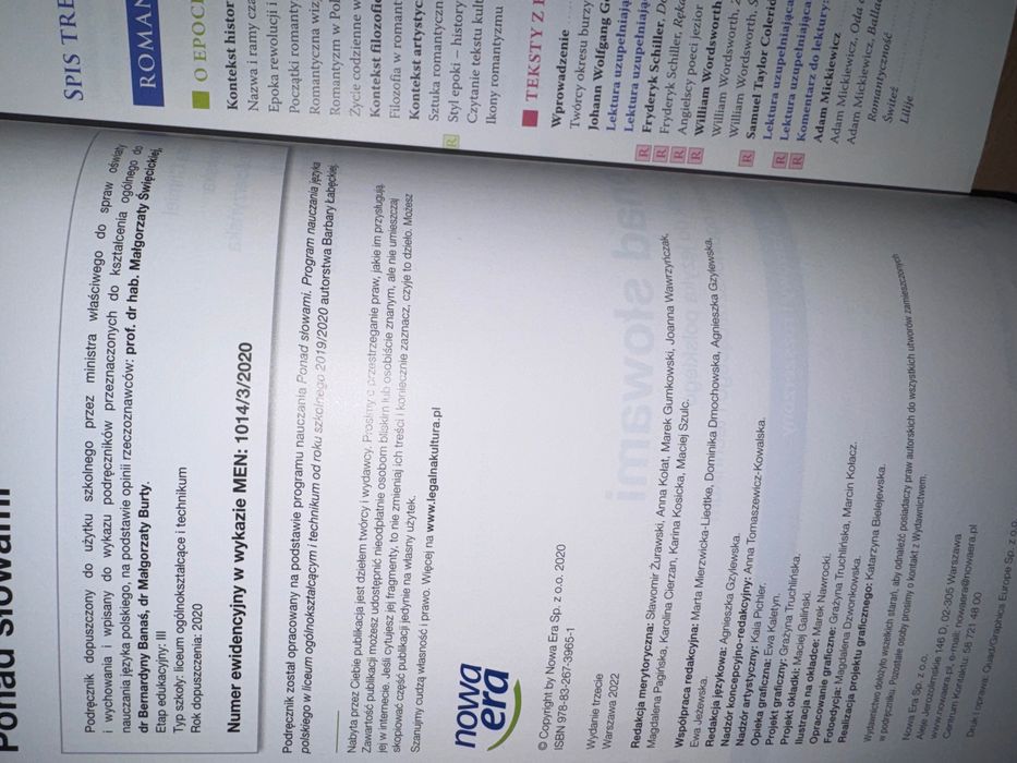 Podręcznik do języka polskiego 2 klasa szkoły średniej