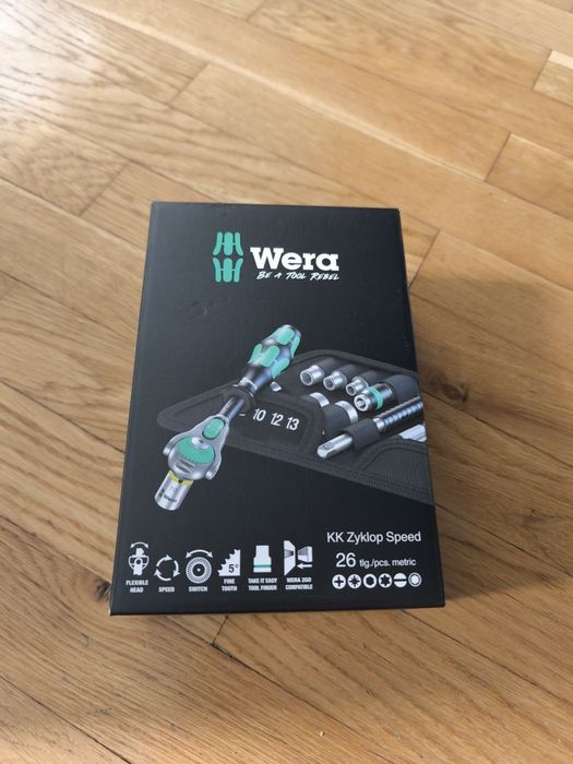 Wera zyklop zestaw 26 elementów, nowy