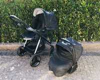 Carro de bebé com assento e babycoque bebécar