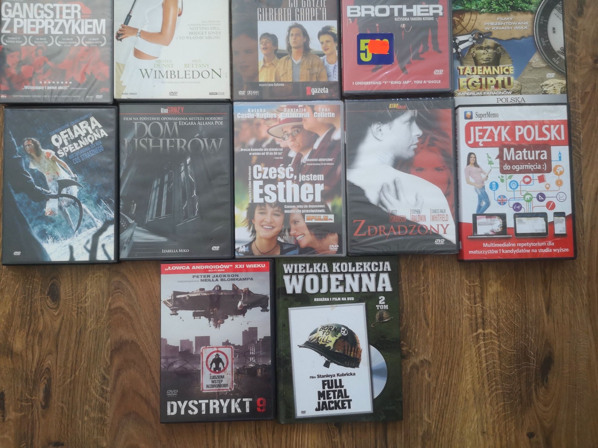 Zestaw 41 filmów dvd- kryminały, komedie, przyrodnicze, horrory