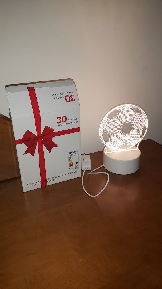 Candeeiro Led formato de bola
