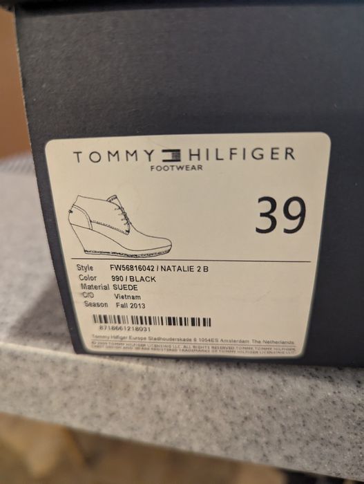 Черевики жіночі 39 р. Tommy Hilfiger