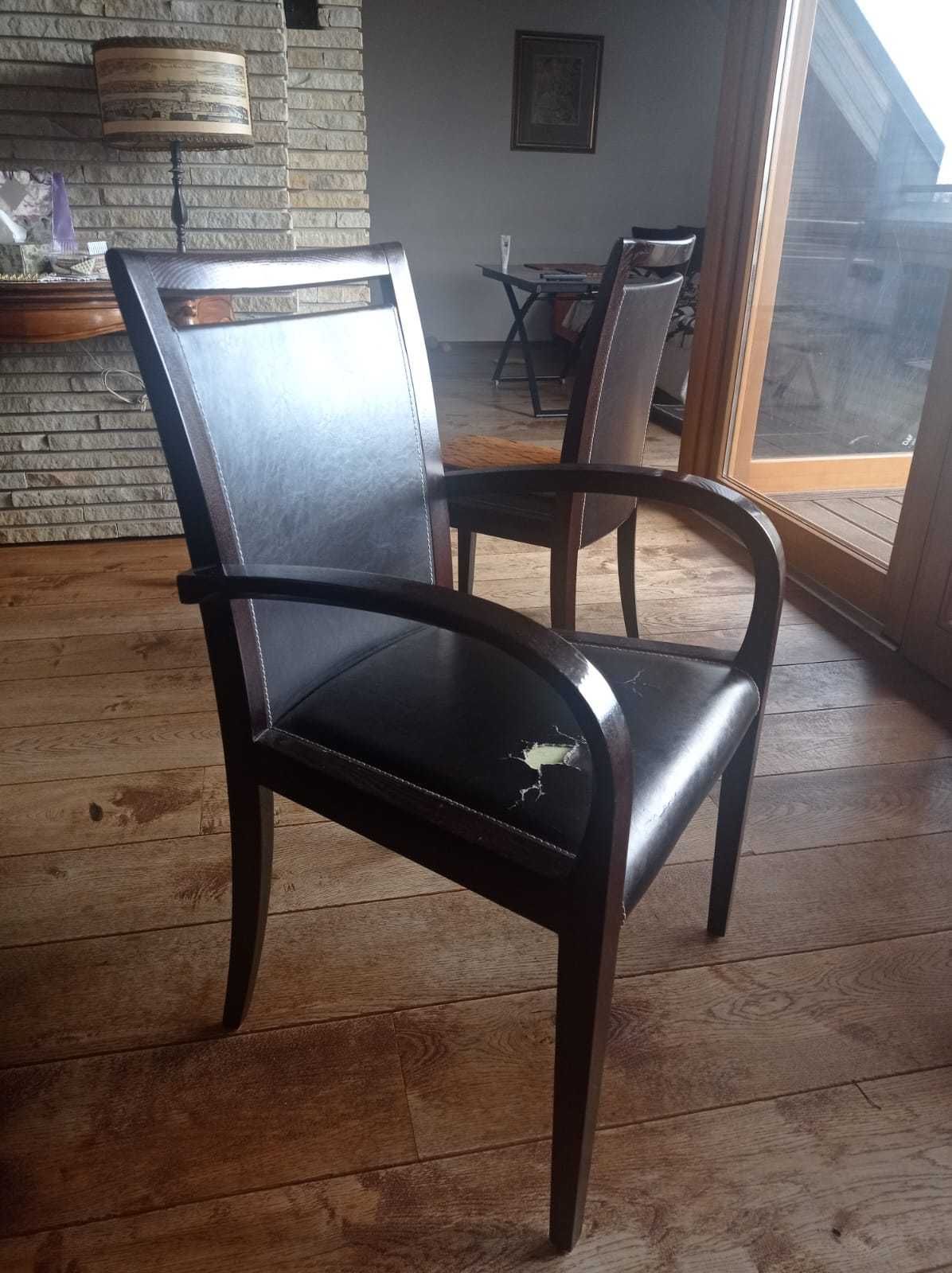 stół i 6 krzeseł - VINOTTI (wenge)