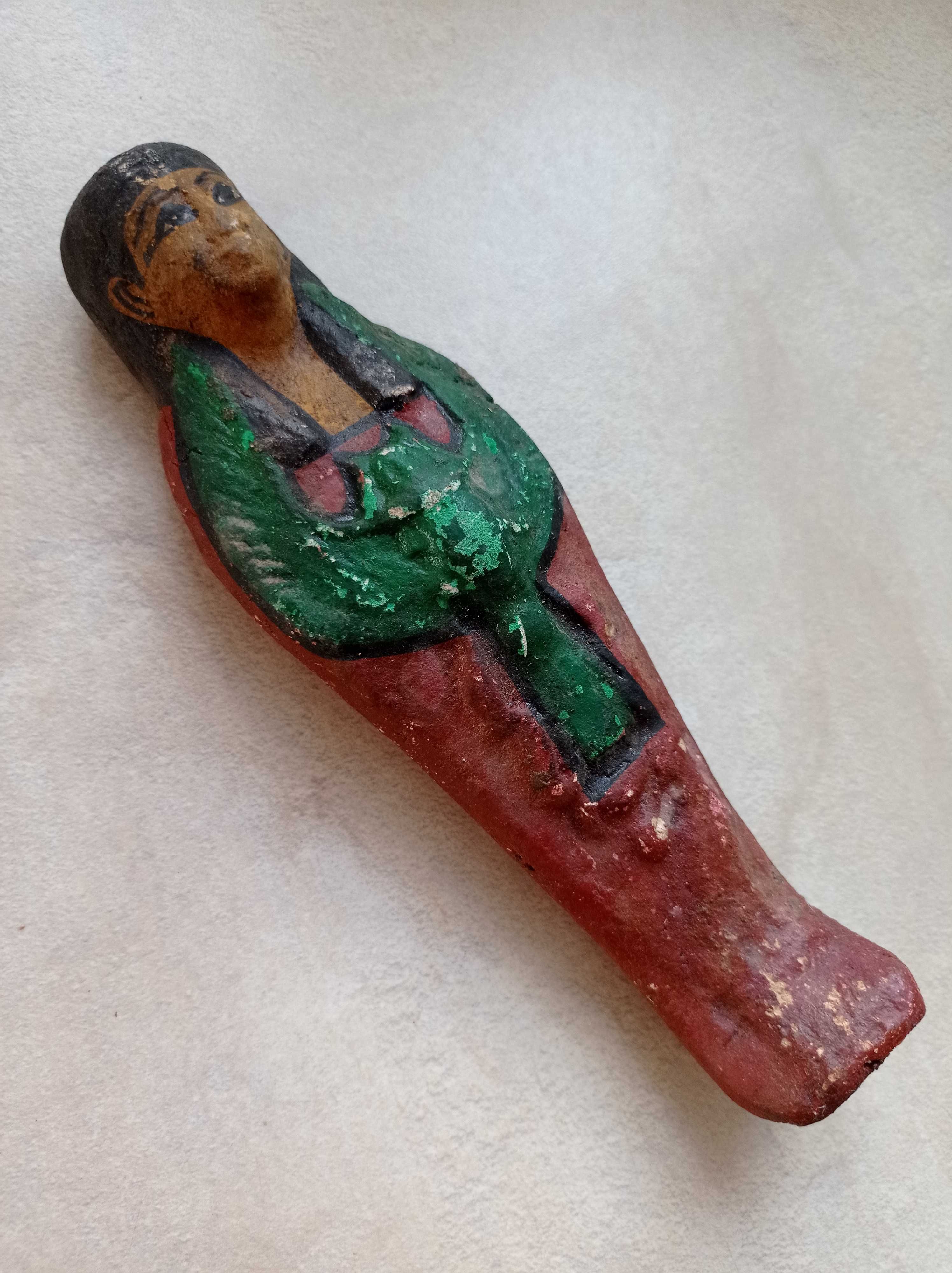 figurka EGIPSKA uszebti Ra - 600-300r.p - DUŻA amulet pektorał ushabti