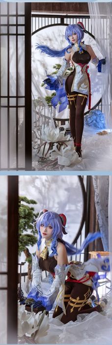Cosplay DokiDoki-SR gra Genshin Impact Cosplay Gan Yu kostium Ganyu