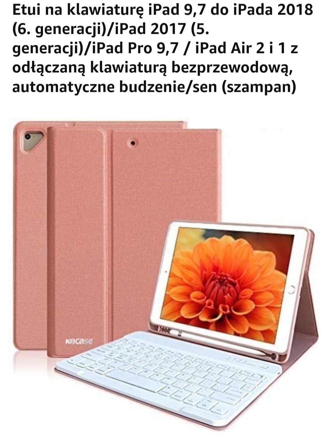 Etui KBCASE na iPada wraz z klawiaturą