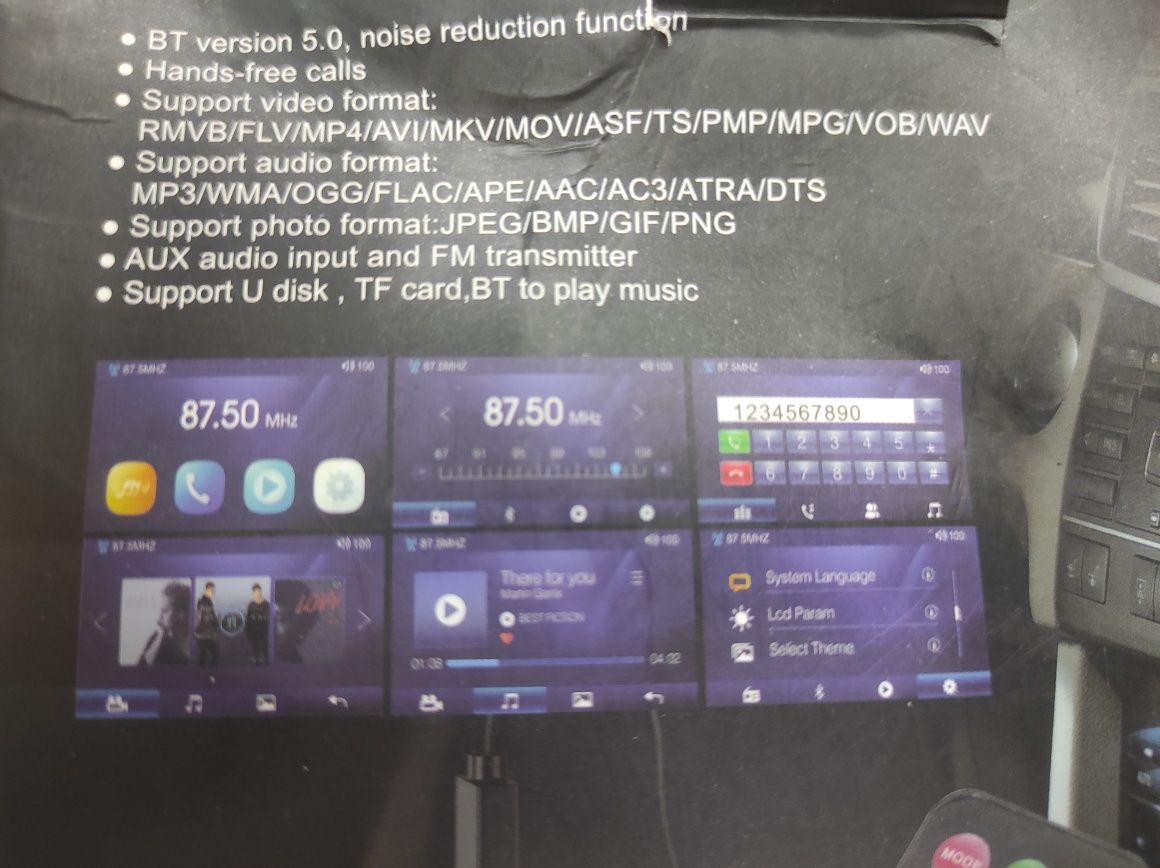 Odtwarzacz MP5, transmiter bluetooth