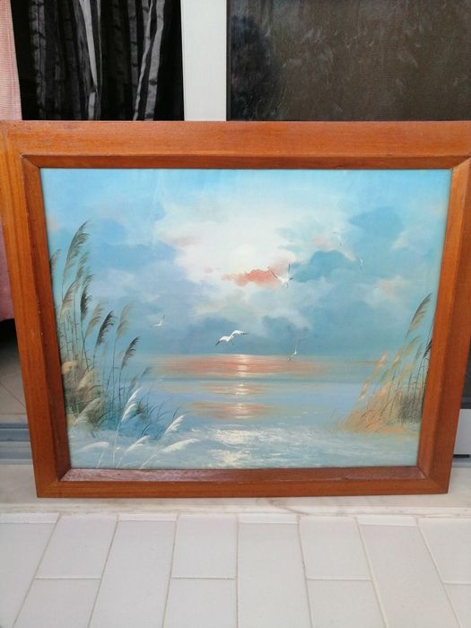 Quadro Gravura emoldurada com vidro