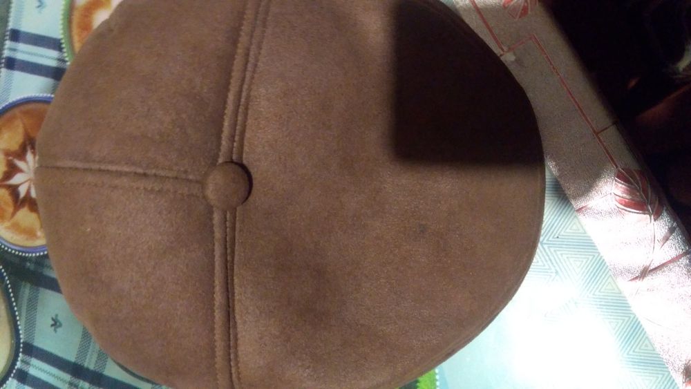 Фуражка тепла коричнева на зиму