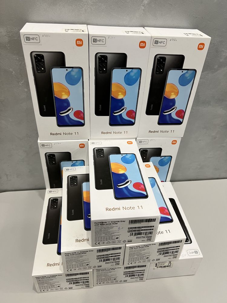 Нові Xiaomi Redmi Note 11 4/64 в наявності та кількості