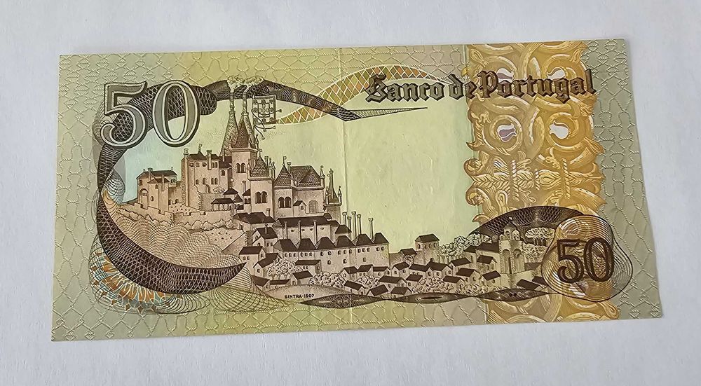 Nota 50 escudos antiga