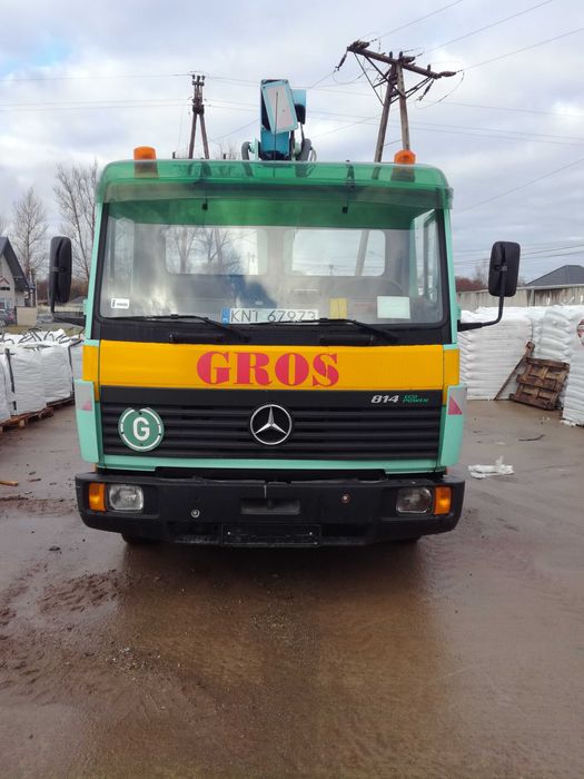 Podnośnik koszowy na podwoziu mercedesa zwyżka 22m  200kg