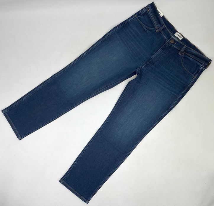 Spodnie męskie jeansy Wrangler Larston 812 Green Fuzz W38 L32