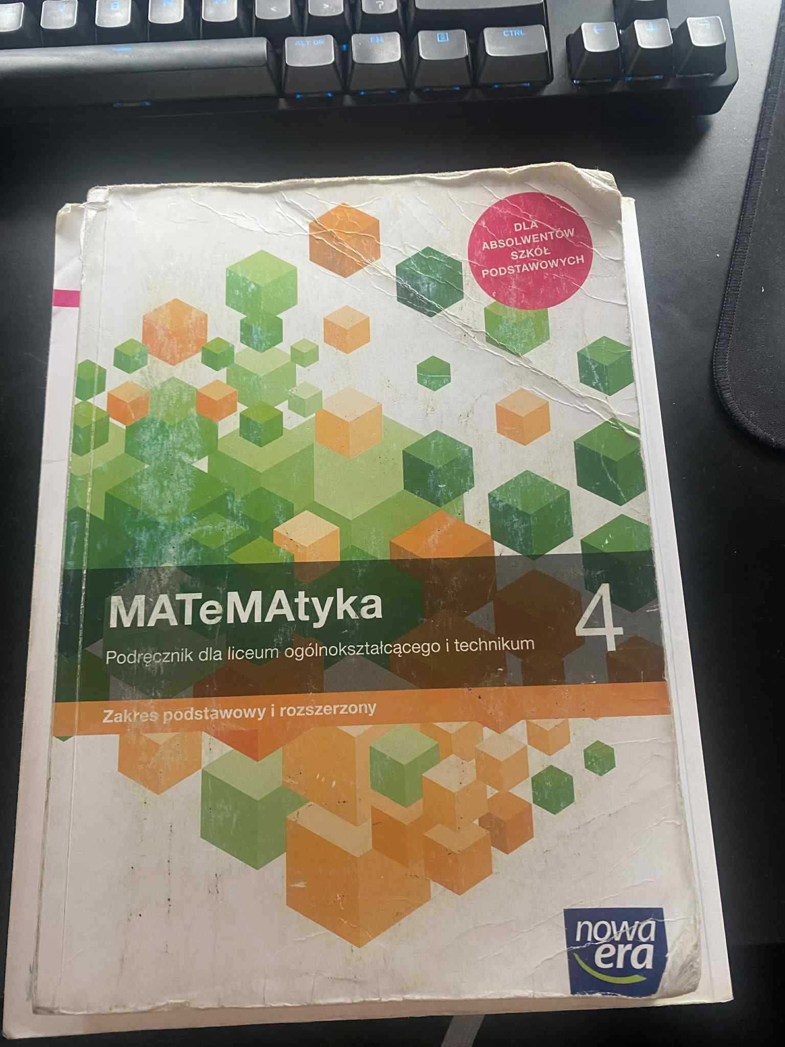 podręcznik Matematyka 4 dla LO i Technikum