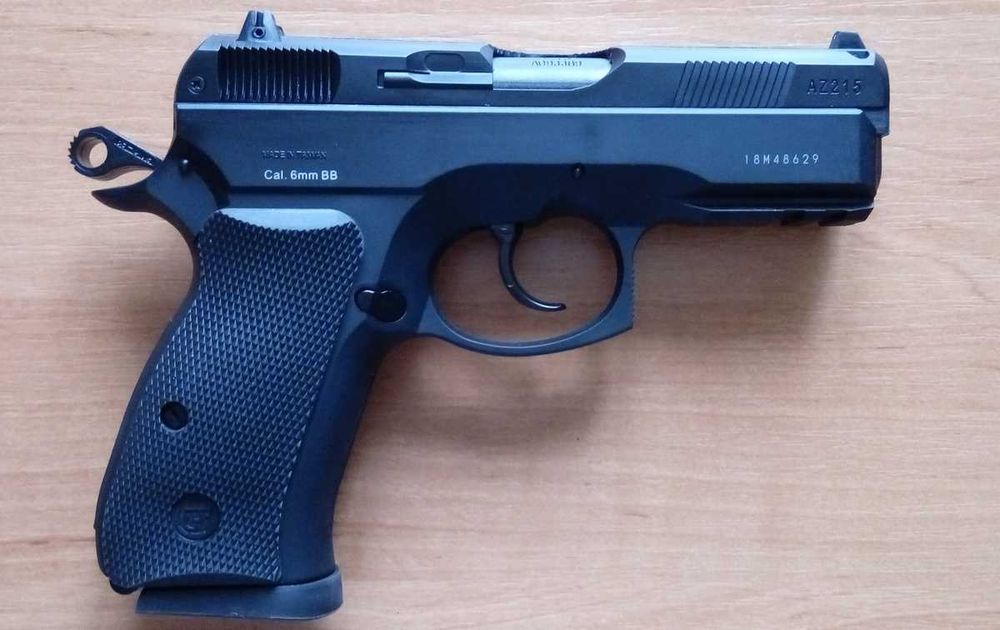 Детский пистолет CZ 75D ASG (Дания) на пульках, игрушечный