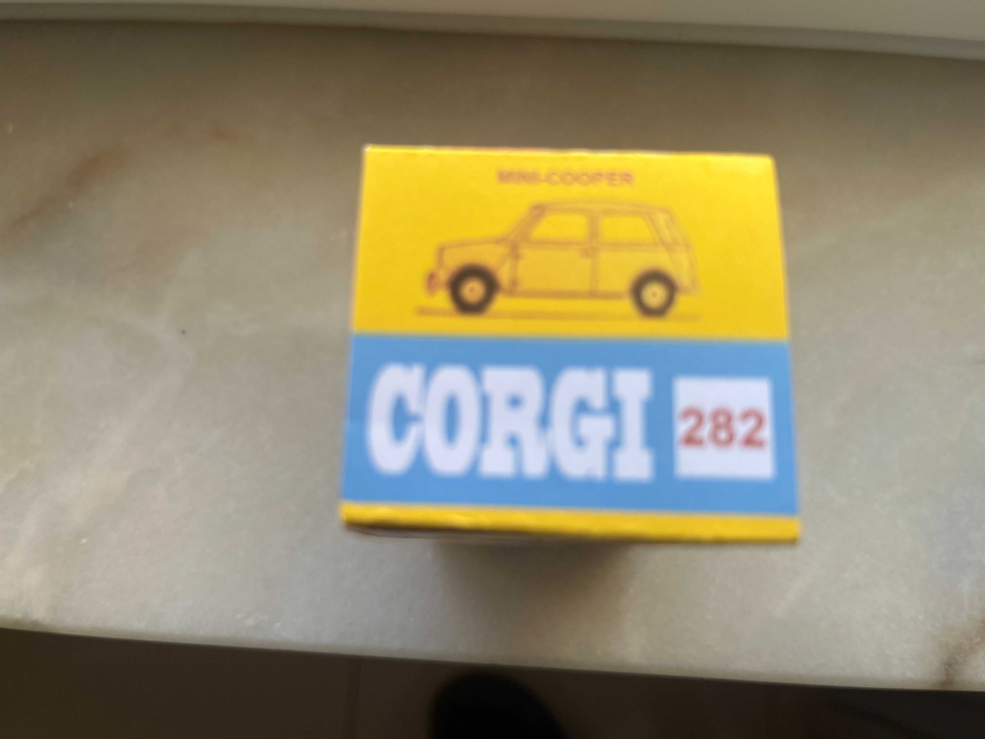 Caixa reprodução (recreation)  Corgi Toys Whizzwheels 282 Mini Cooper