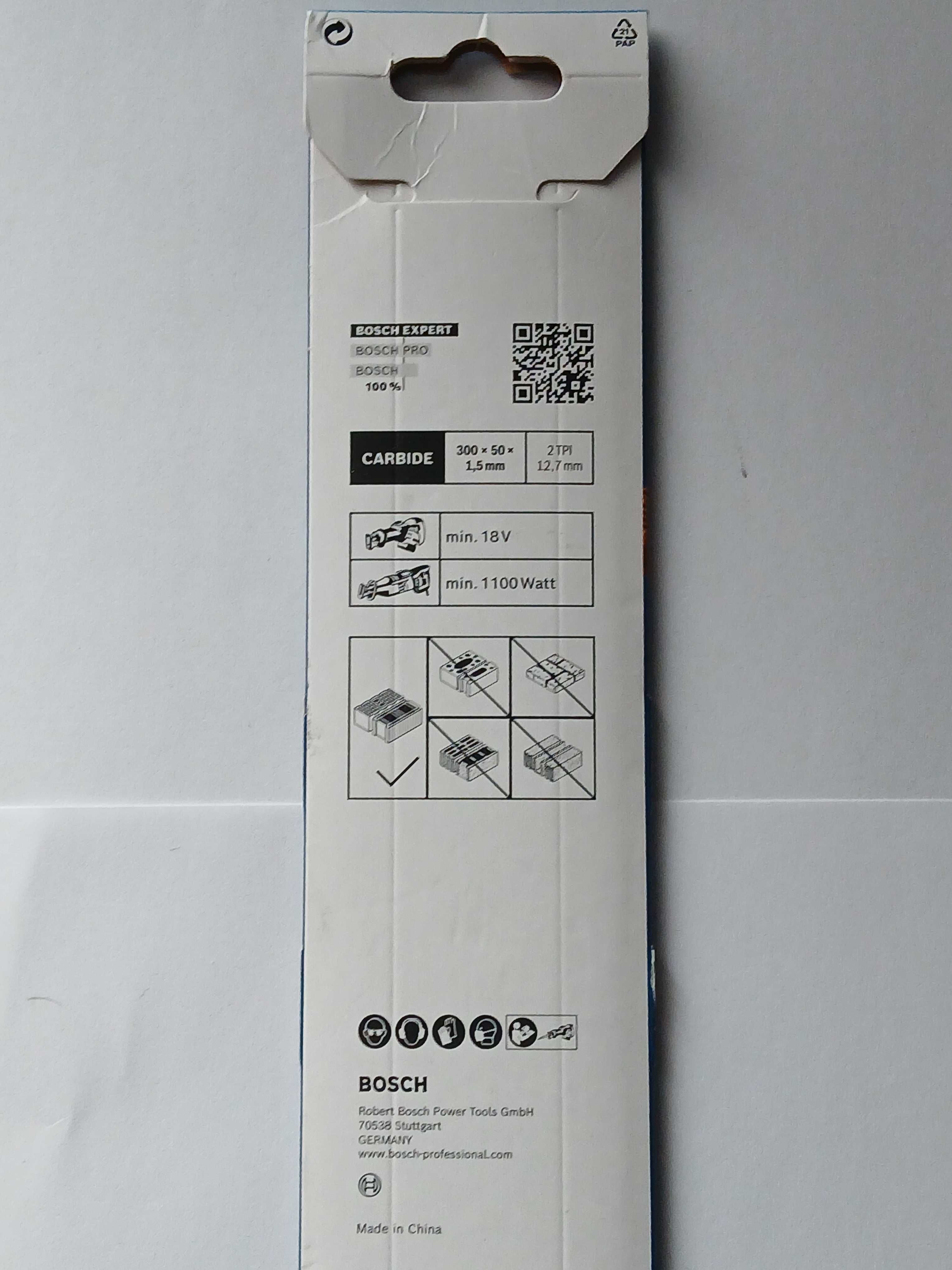 Brzeszczot do piły szablastej do cegły Bosch Expert S1243HM*nowy