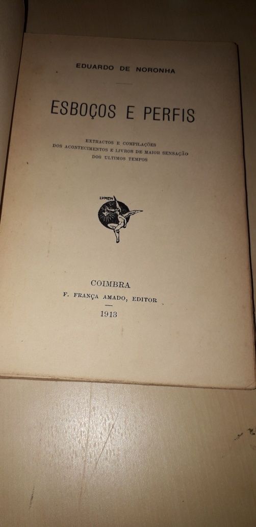 Esboços e Perfis - Eduardo de Noronha (1913)