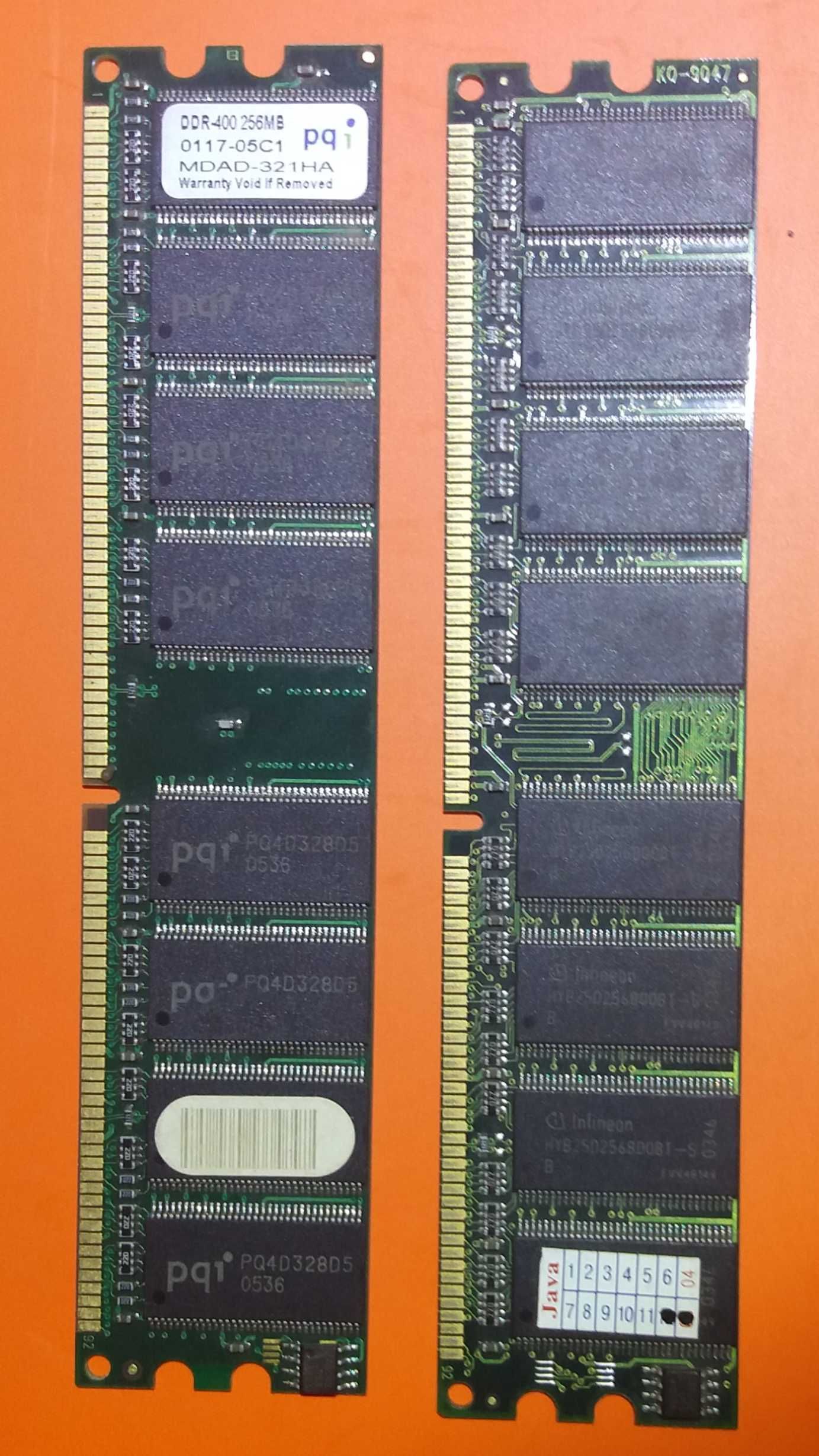 DDR-400 Оперативная память 256 МВ планка ОЗУ