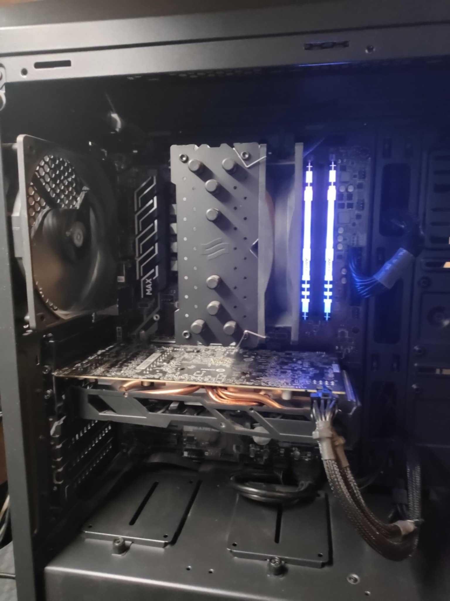 Komputer Ryzen 5 5600g 16GB + RX 570 (opis)