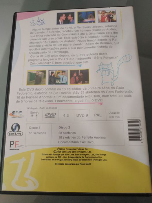 DVD "Gato Fedorento - Série Fonseca"