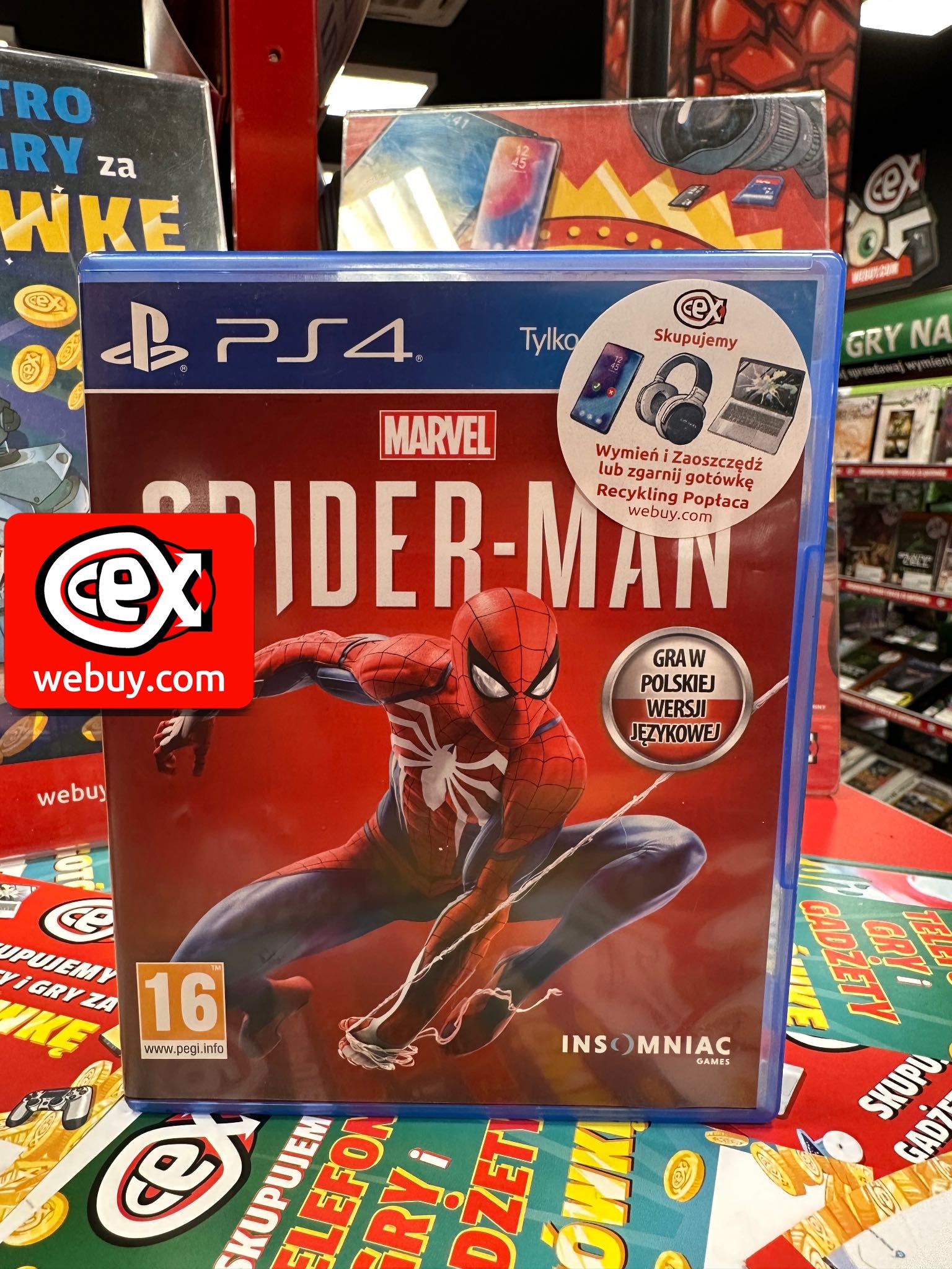 Gra Spider-Man [PS4] CeX Bydgoszcz