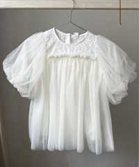 Сукня пишна біла,сукня на фотосесію для дівчинки 92 98 104 122 розміру