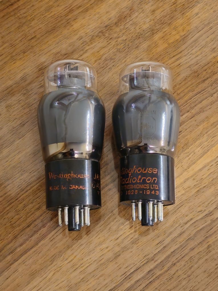 Valvulas audio tubes 6V6G Westinghouse
