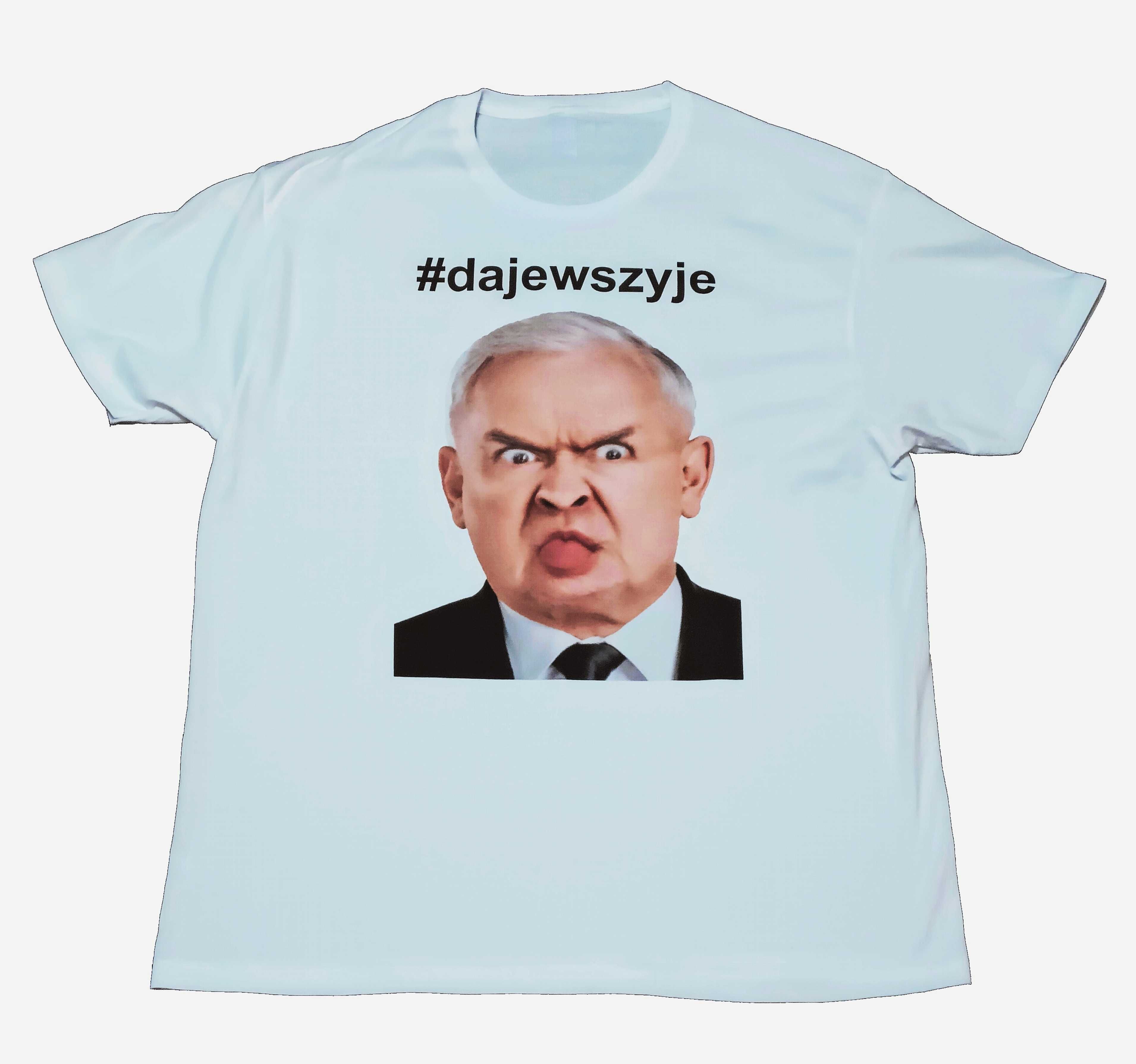 T-shirt męski z nadrukiem rozmiar XL