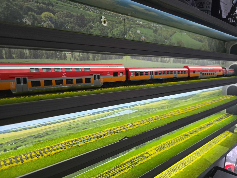 Zestaw 3 wagonów Polregio PKP oświetlone cyfrowe ESU - nowe