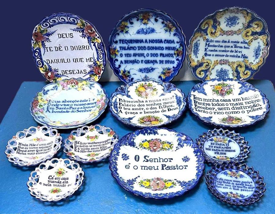 Pratos falantes, loiça tradicional de Alcobaça