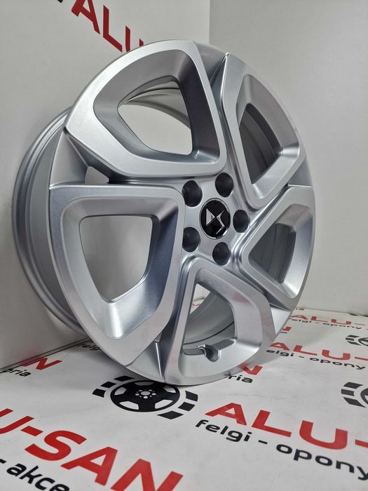 NOWE alufelgi DS 17" 5x108: DS 4 DS 7 DS 9 - Srebrne