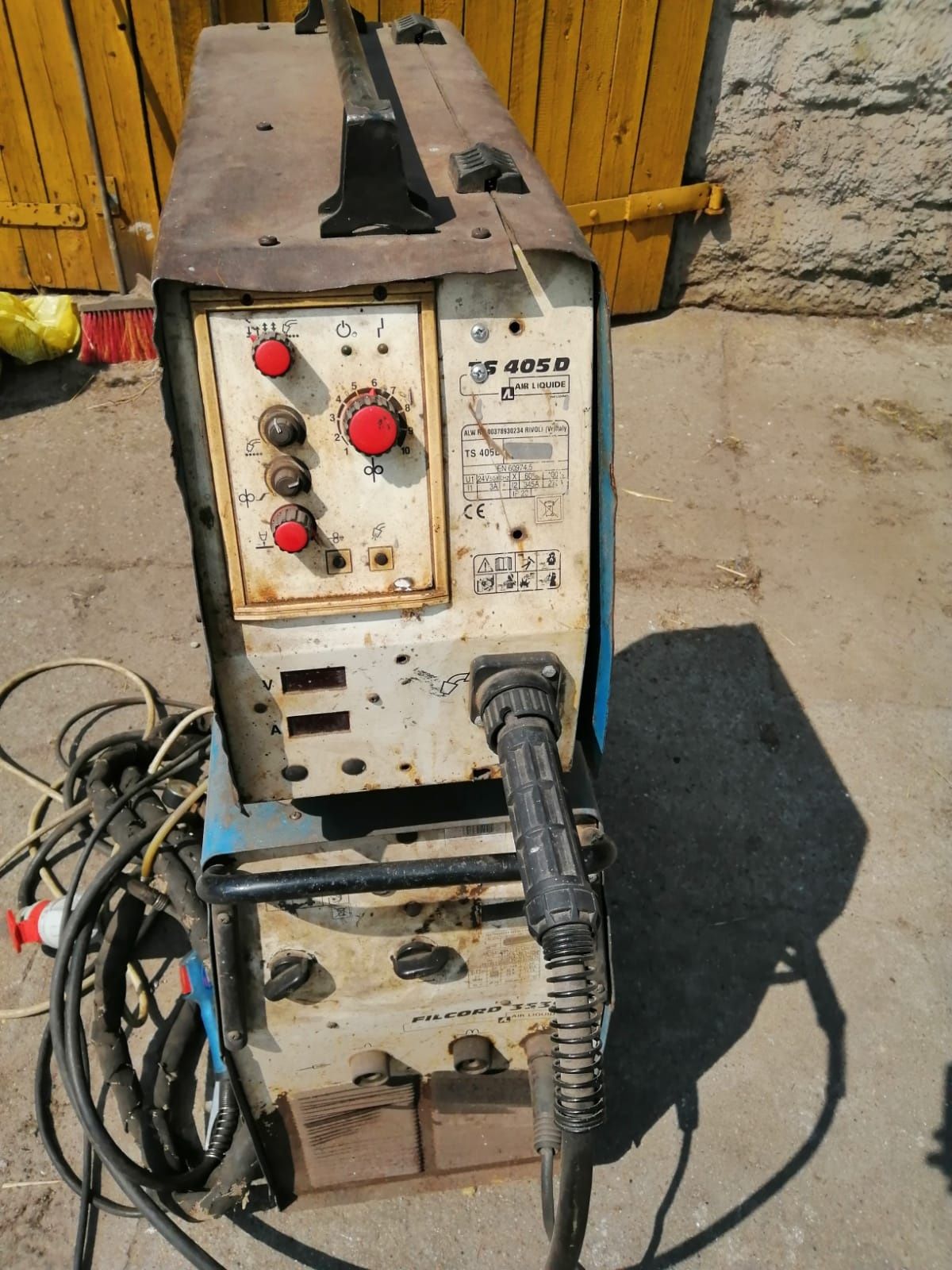 Spawarka MIG/MAG 350 A filcord 353 s air liquide