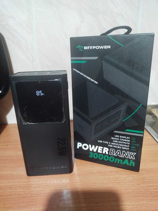BeePower Power Bank BP-30PD 30000mAh 22.5W PD USBC