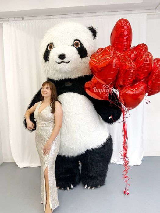 Wielka Panda, żywa maskotka ATRAKCJA na urodziny, komunię, wesele