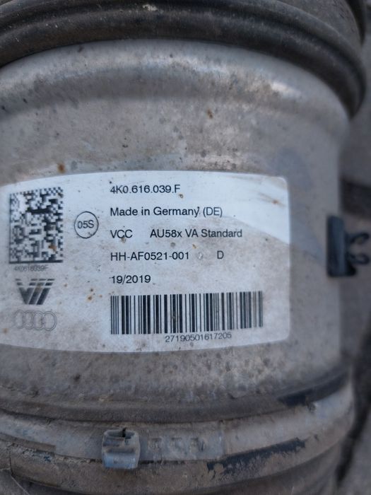 Audi A6 A7 C8 4K0 19r Amortyzator Pneumatyczny Przód