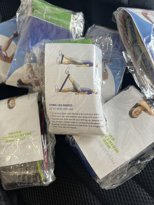 Набір резинок для фітнесу, тренування