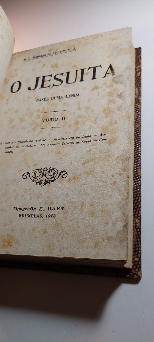 O Jesuita - Gonzaga de Azevedo (Tomo I e II)