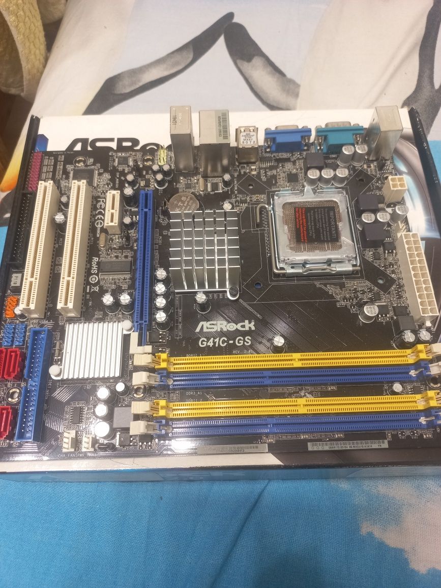 Материнская плата asrock g41c-gs r2.0