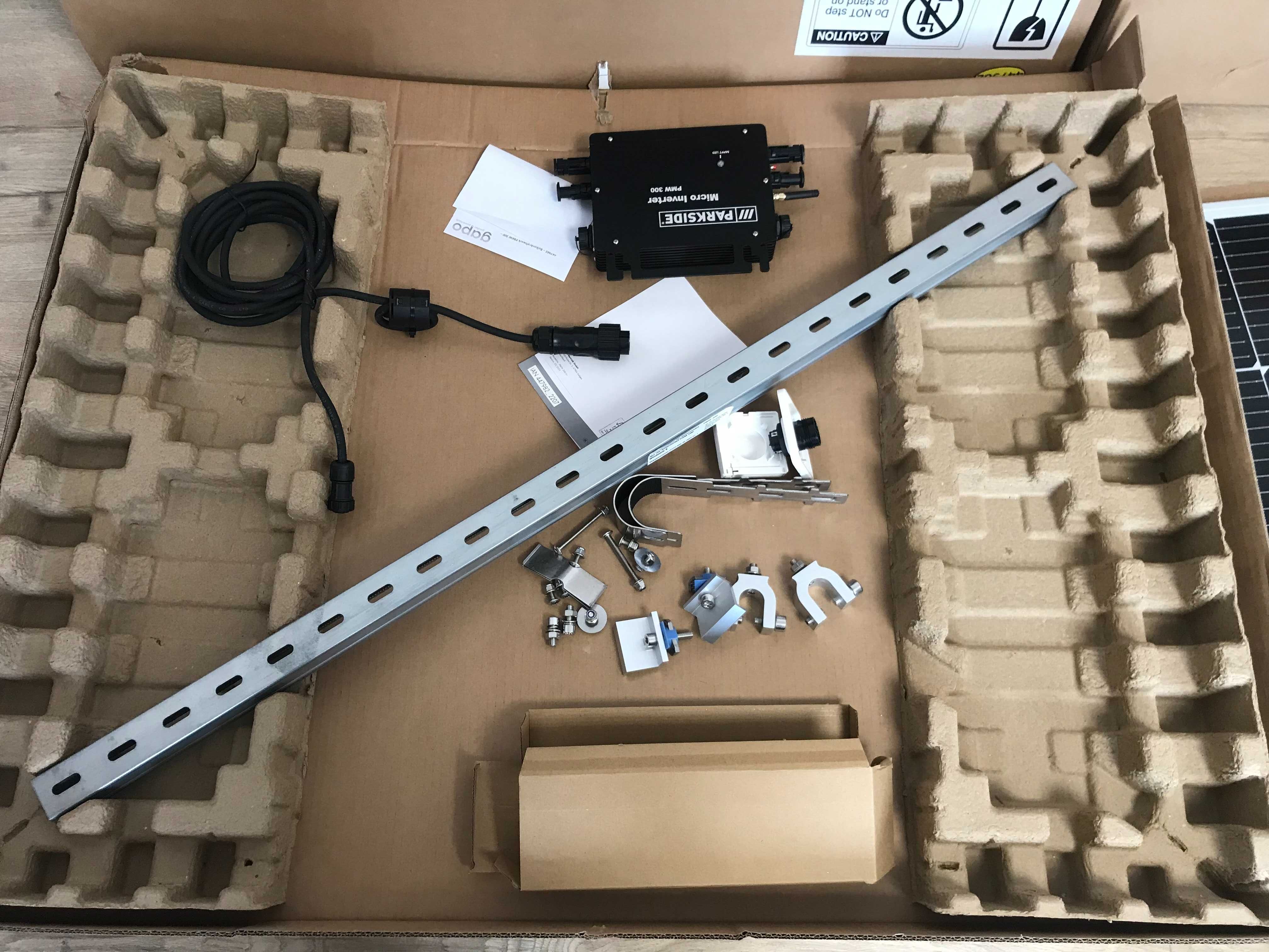 Сонячна електростанція PARKSIDE PBKW 300 A1 + контролер 12v