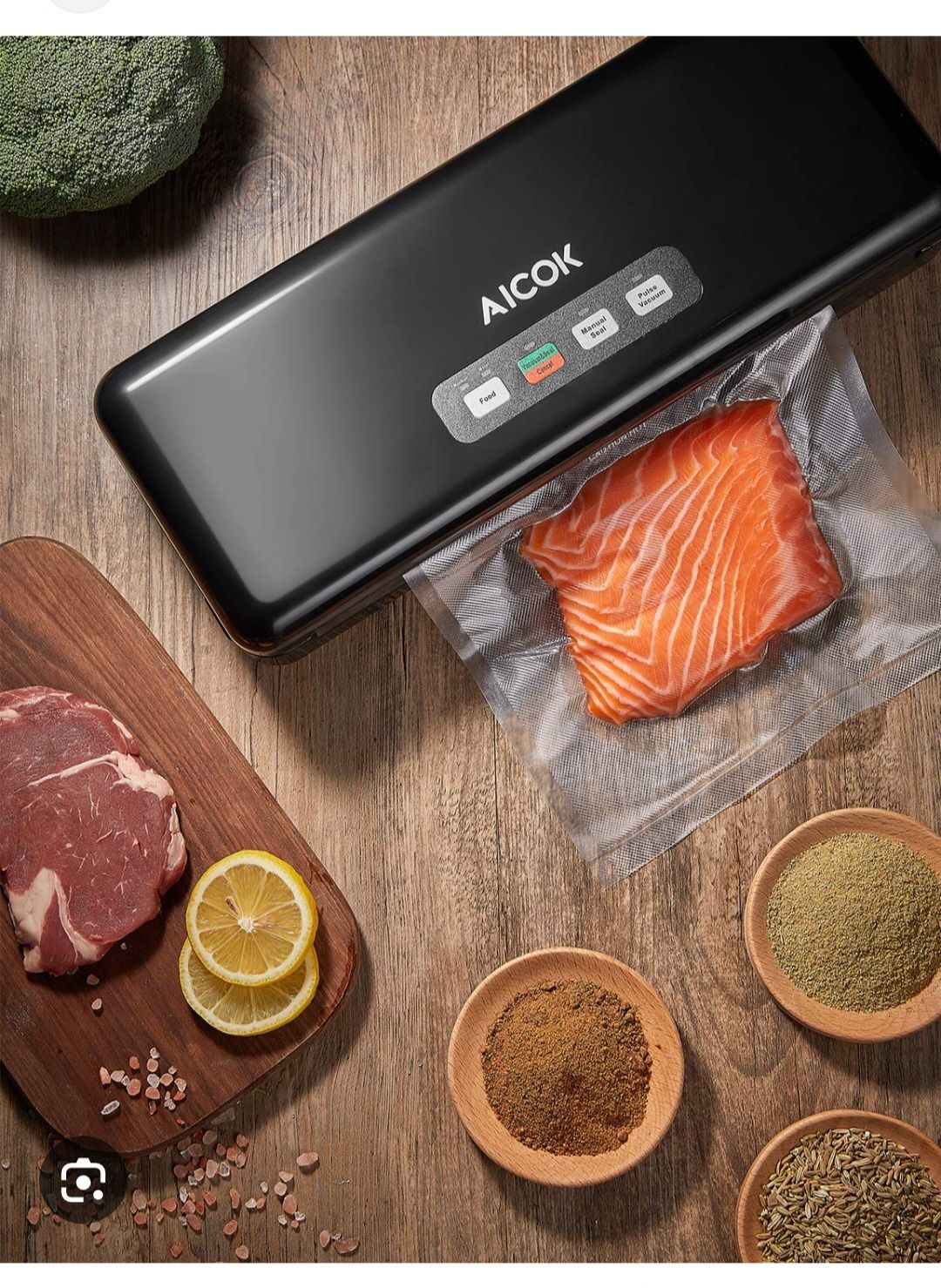 Вакуумний пакувальник Aicok 3 в 1