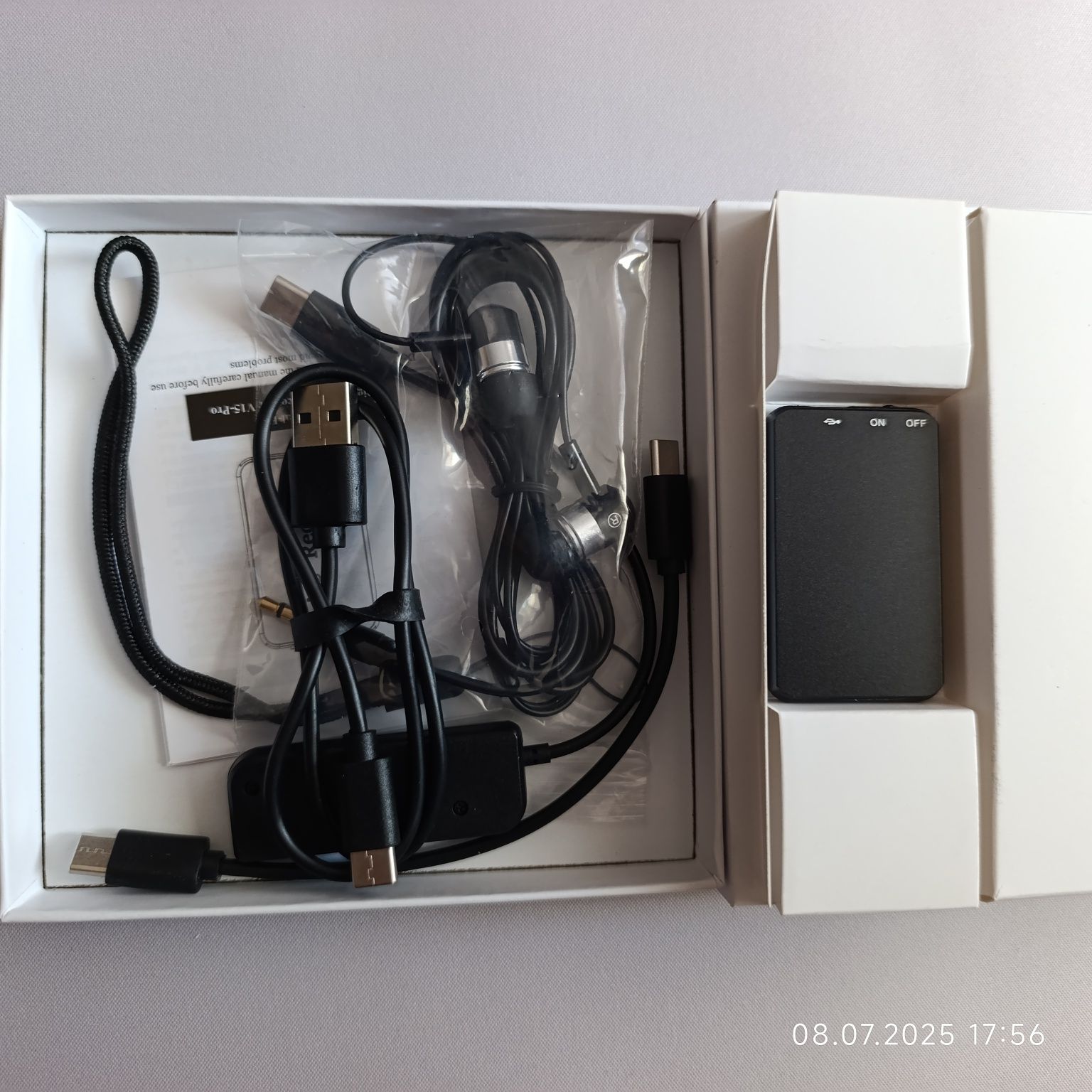 Цифровий голосовий рекордер Yaergor V66 62.5Gb, диктофон,мр3 плеєр,
